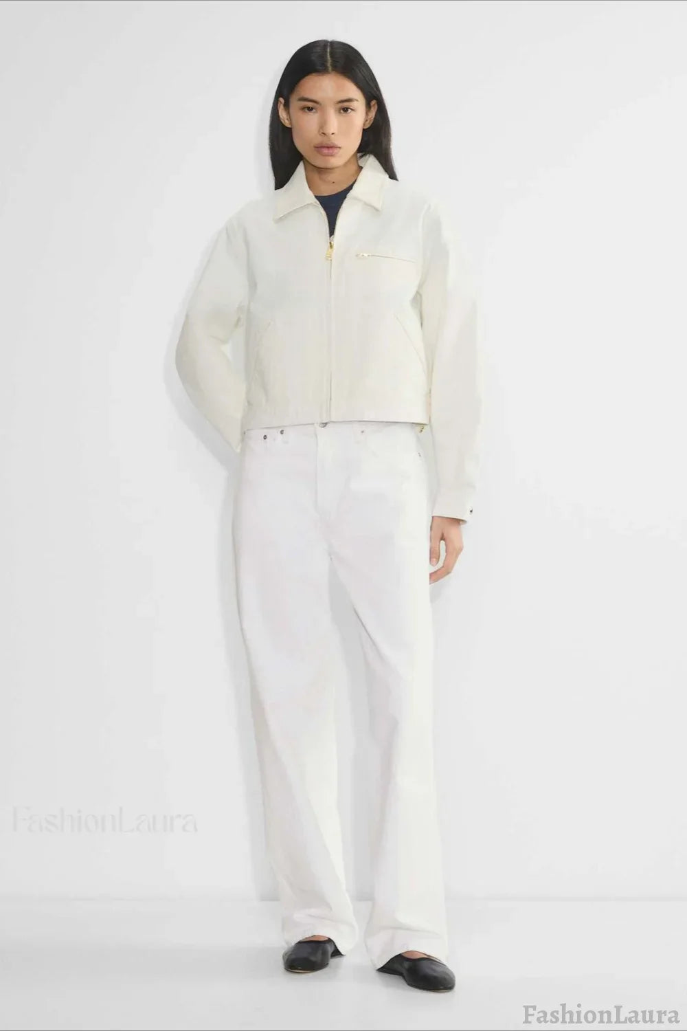 Cropped Utility Workwear Jacket