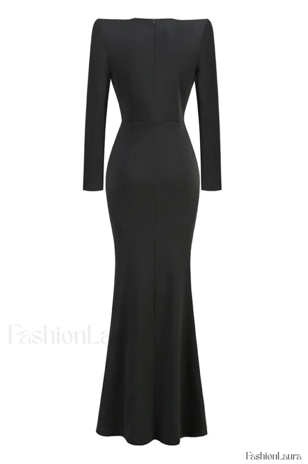 Cutout Crepe Stylish V-Neck Dress