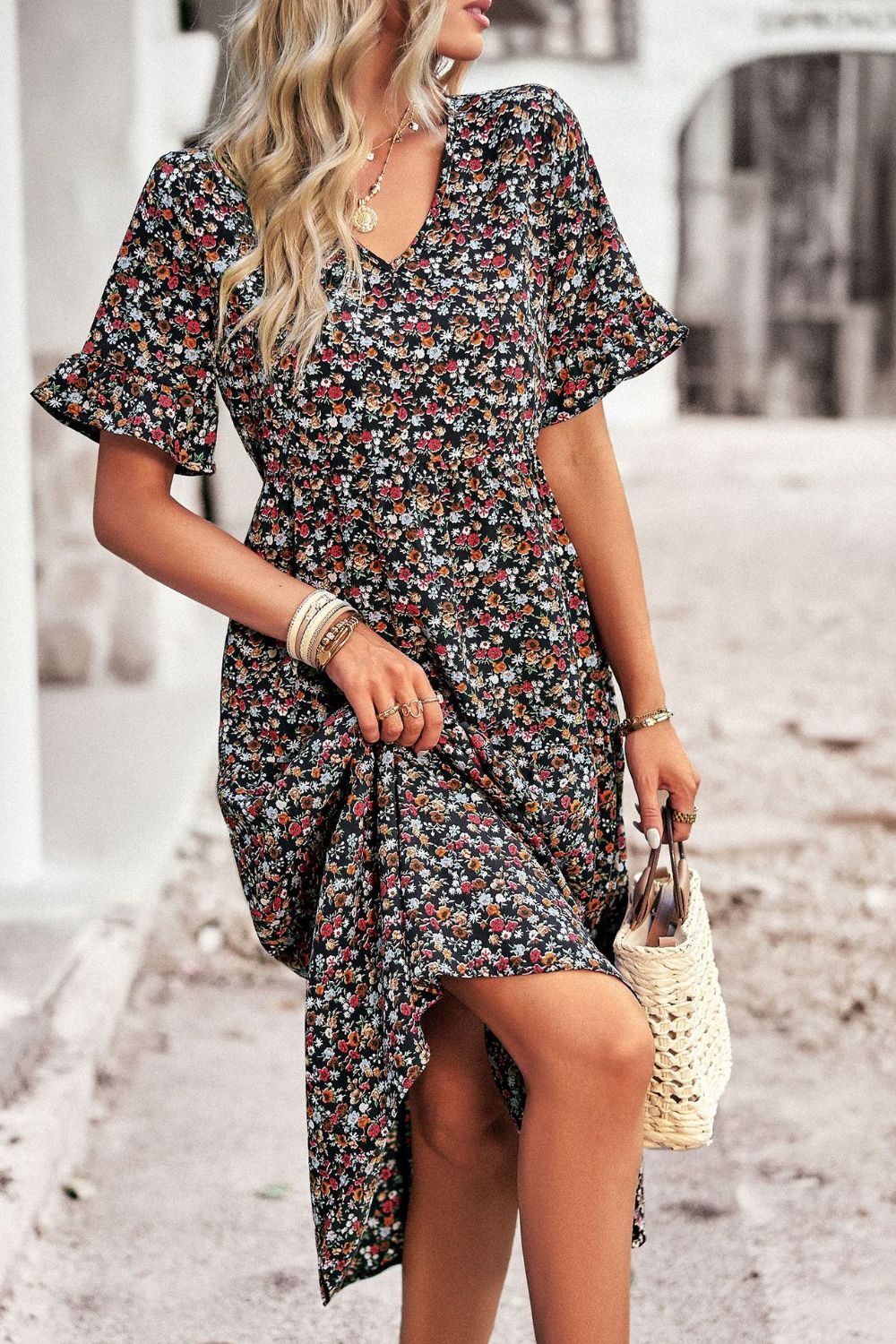 Elegantly Styled Dress for Everyday Wear