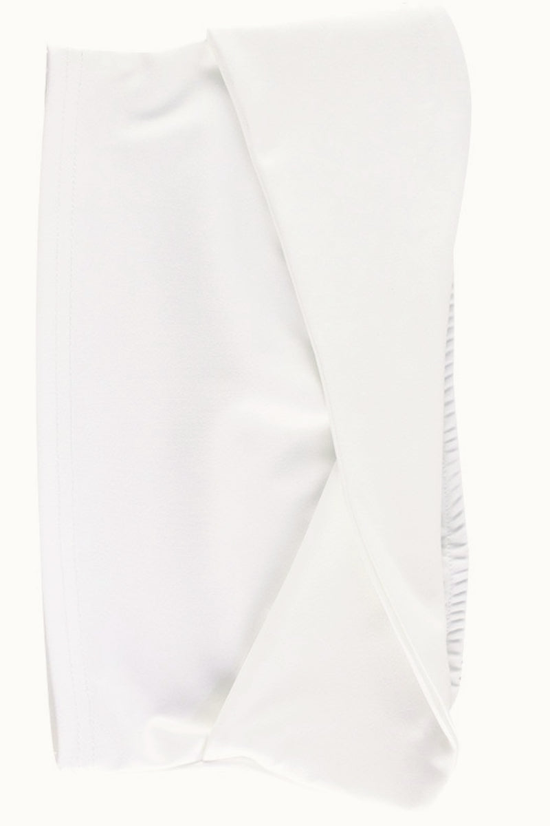 Strapless Ruched Crop Top and V Waist Flare Pants Two Piece Set 5