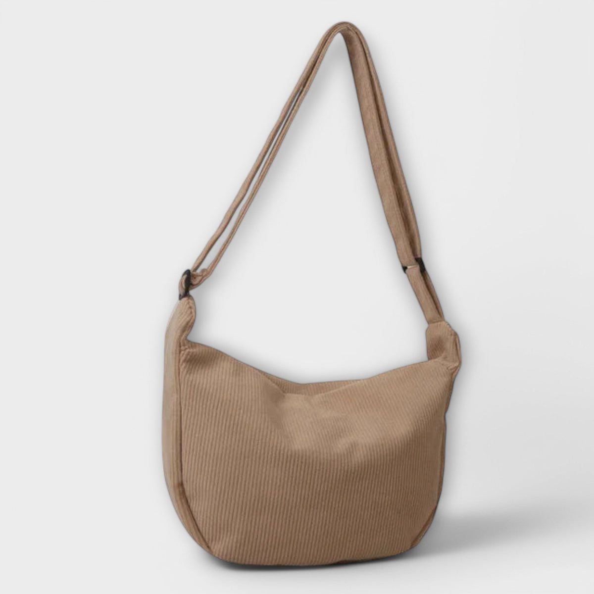 Corduroy Adjustable Strap Crossbody Bag