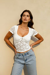 Vintage Lace Slim T-shirts