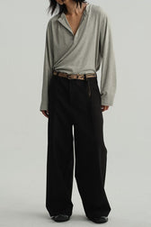 Henley Neck Soft Comfortable Long Sleeve Tee