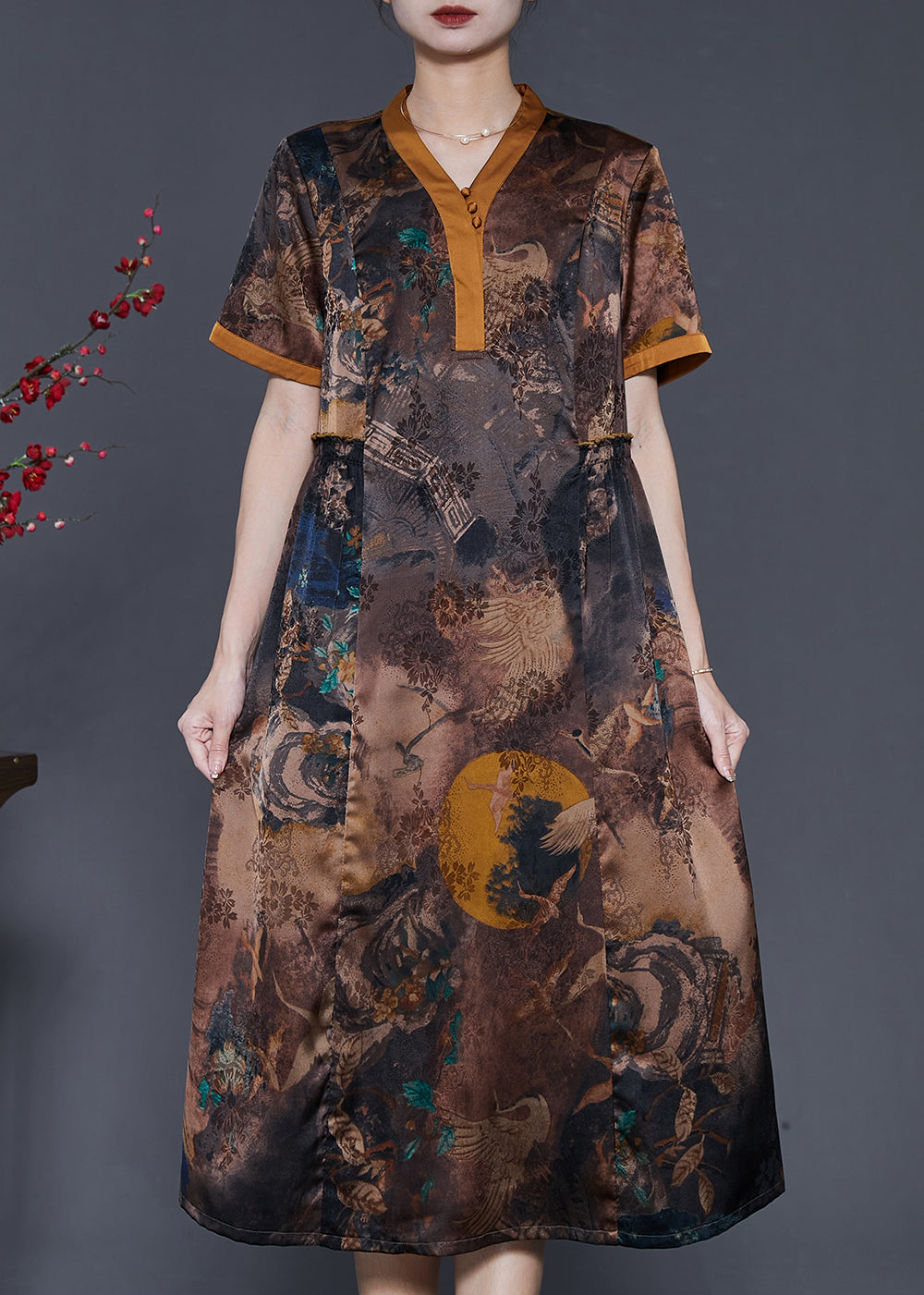 Classic Vintage Dress with a Flattering Fit