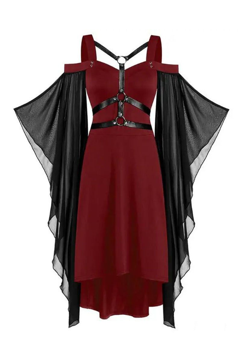 Halloween Gothic Punk Dress Women Cosplay Party Dresses