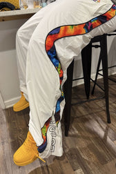 Street Style Hip Hop Loose Elastic Waist Unisex Pants