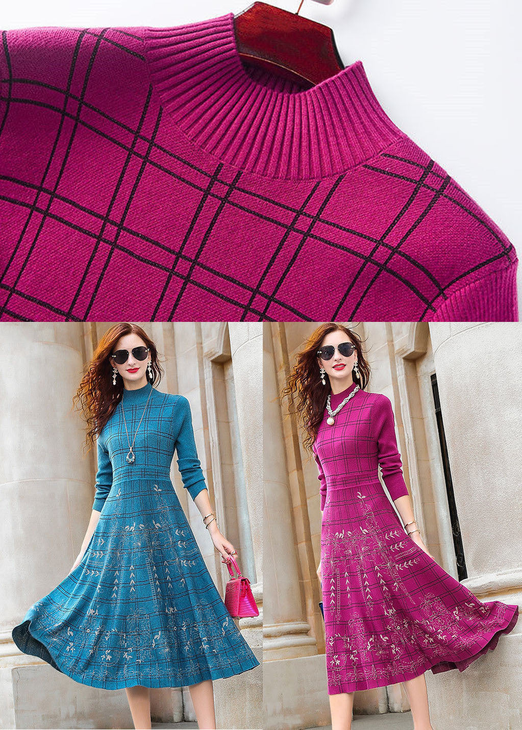 Classic Vintage Dress with a Flattering Fit