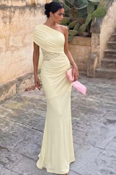 Off-Shoulder Lace Ruched Bodycon Lace Dress