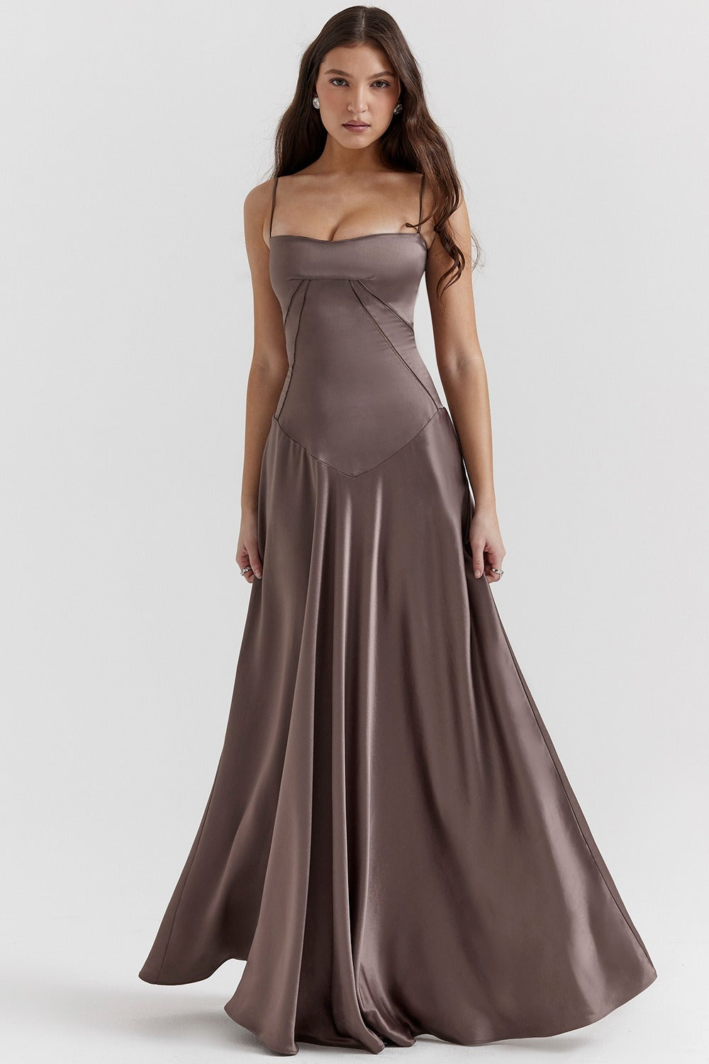 Elegant Cami Backless Maxi Party Dress