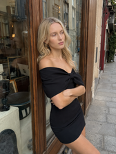 Off-the-shoulder Bodycon Cocktail Dress