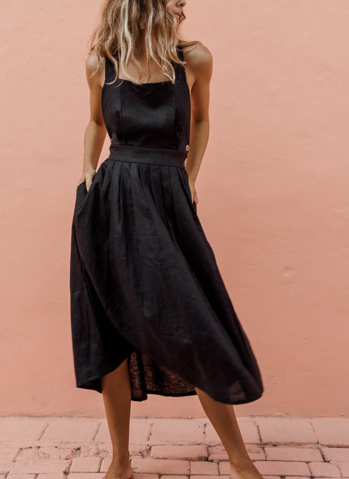 Elevated Melanie Midi Dress Premium Wardrobe Essential