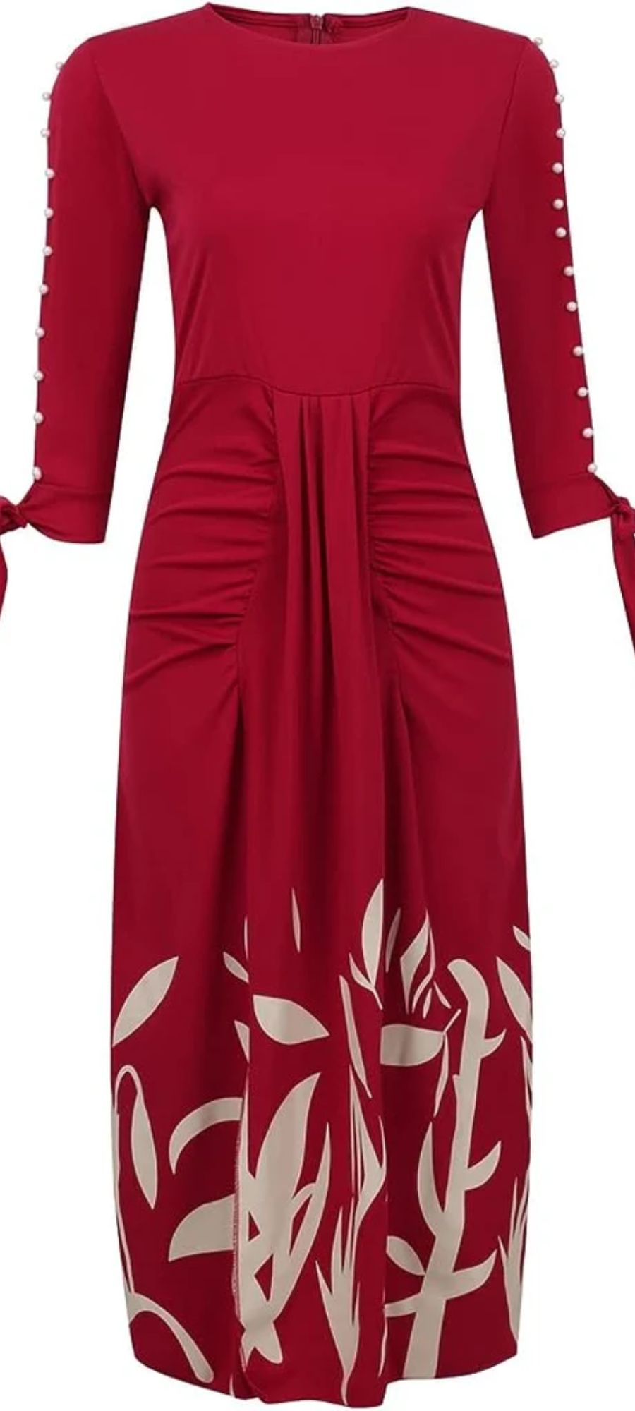Juana Aesthetic Wrap Dress Festive Midi Statement Occasion Edit