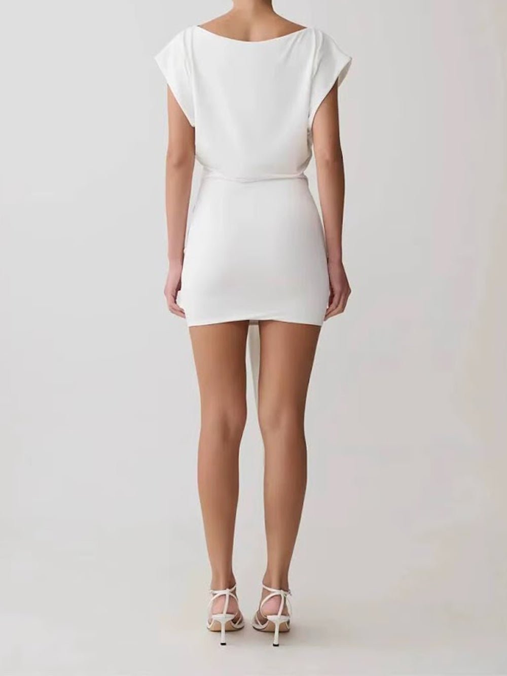 Daphne Draped Sash Mini Dress