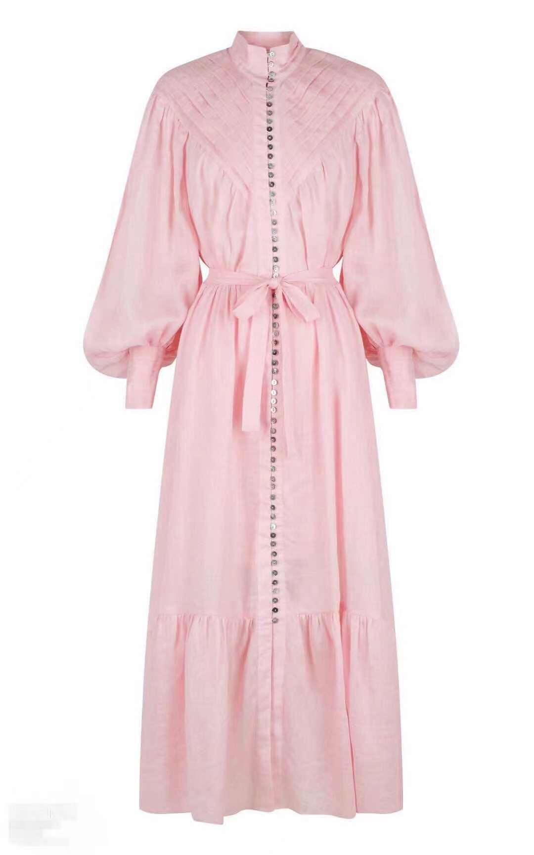 Daria Bishop Sleeves Maxi Dress