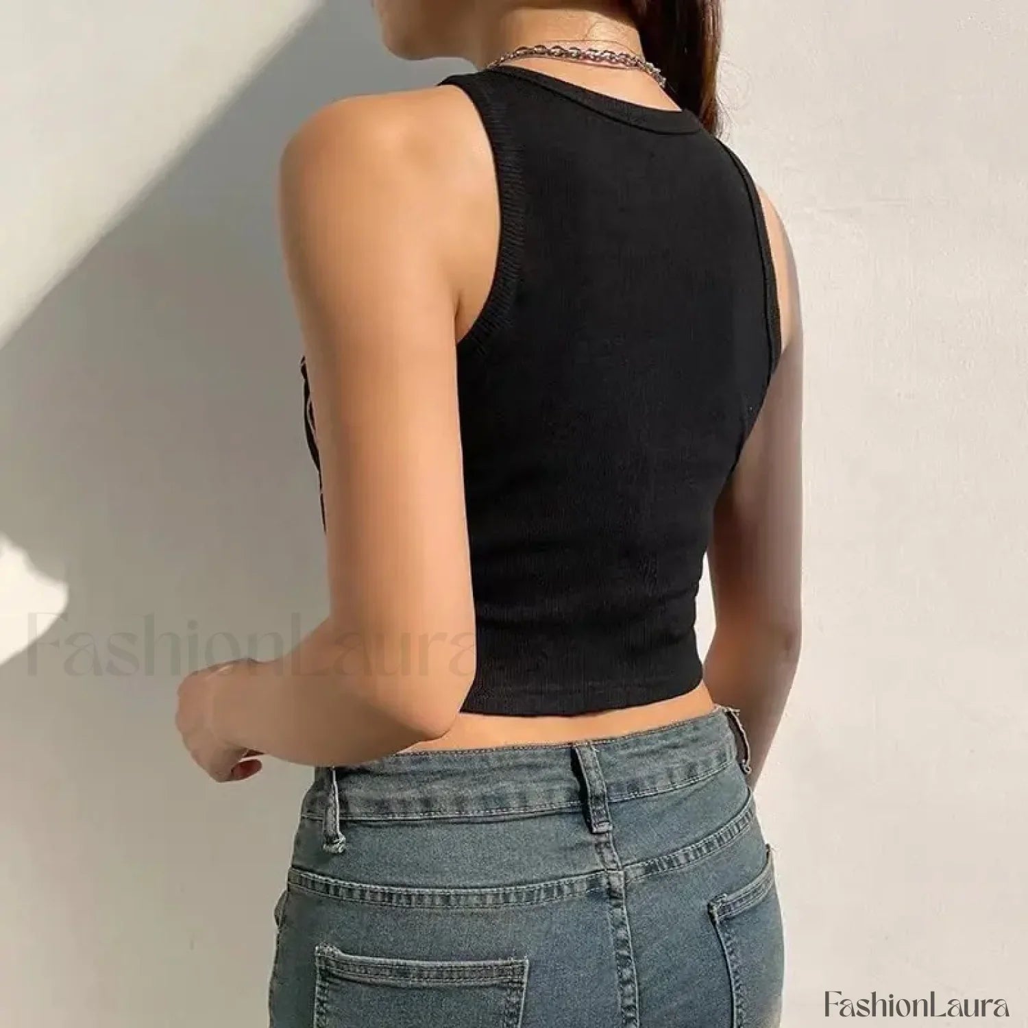 Dark Graphic Crop Grunge Gothic Spider Web Top