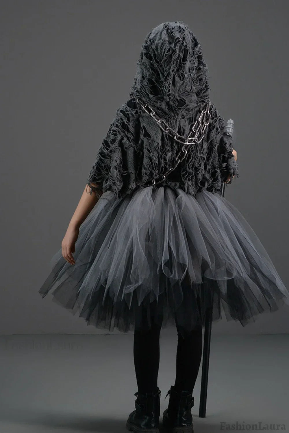 Dark Reaper Tutu Kid Halloween Costume