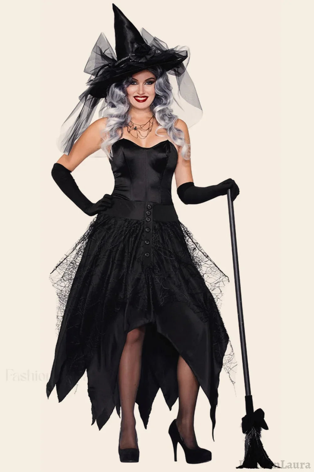 Dark Spirit Dress Halloween Costume S / Black