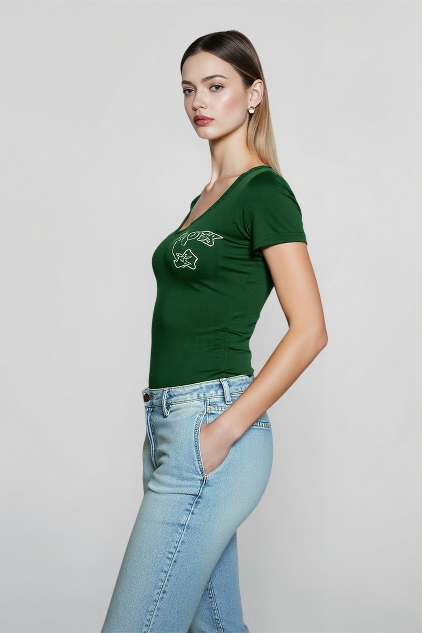 Vintage Fitted Solid T-shirts