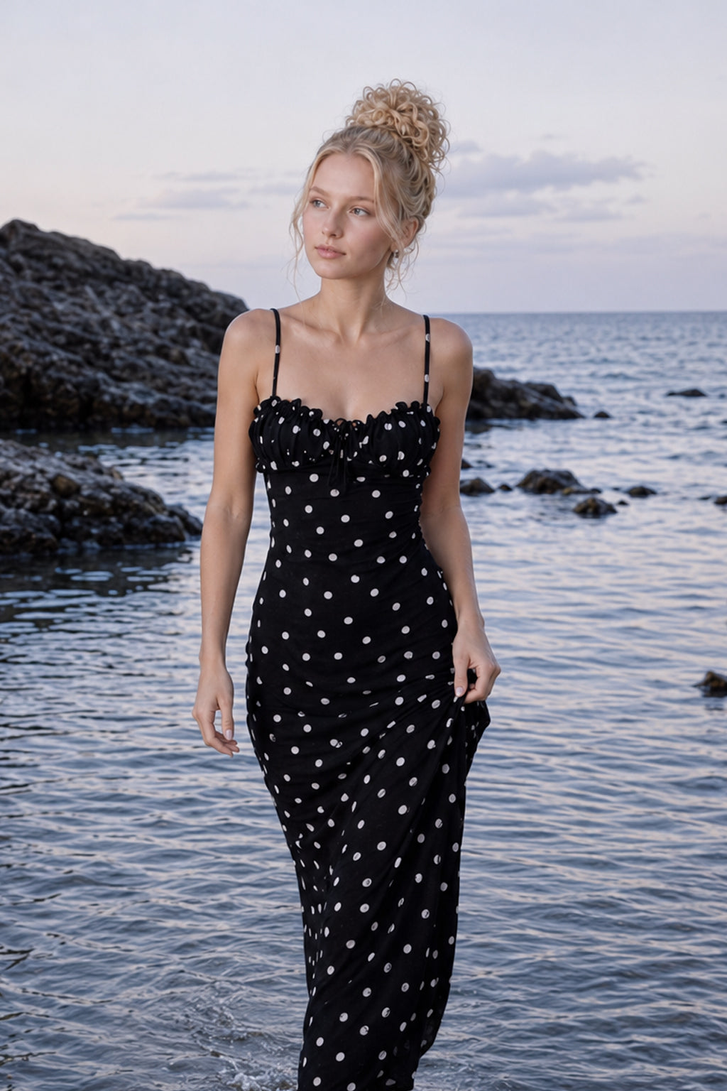 Backless Bodycon Maxi Dress