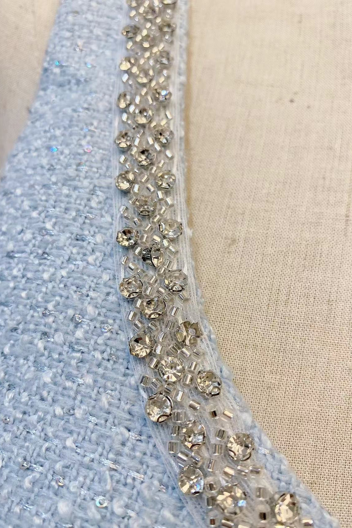 Sequin Embellished Spaghetti Strap Mini Dress