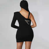 Destination Mesh Bandage Mini Dress 7