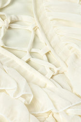 Chiffon Ruffle Tie Waist Mini Dress 7