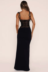 Lace Spaghetti Strap Maxi Dress 8