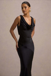 Satin Mermaid Low-Back Party Dress 13