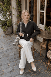 Casual Solid Color Zip-Up Loose Fit Knit Sweater
