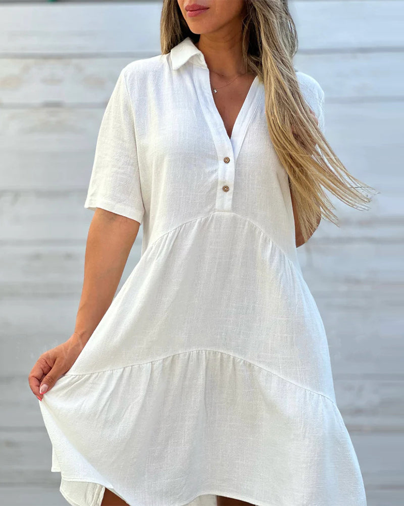Megara Chic and Versatile Summer Dress for Women Bold Statement Look