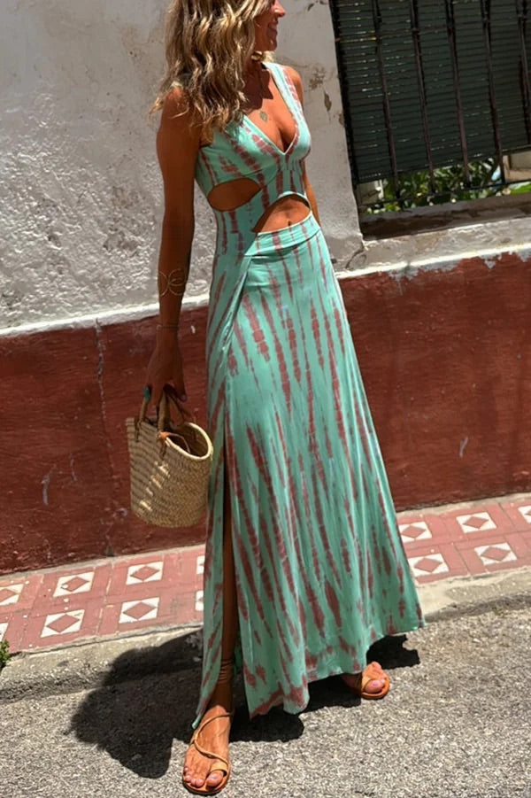 Eli™ | Flowing and Elegant Dress Green