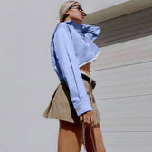 Dark Wash Graceful Y2K Boyfriend Jeans L / Blue Blouses