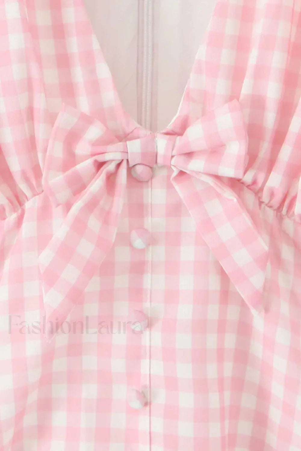 Deep V-Neck Backless Pleated Printed A-Line Mini Dress