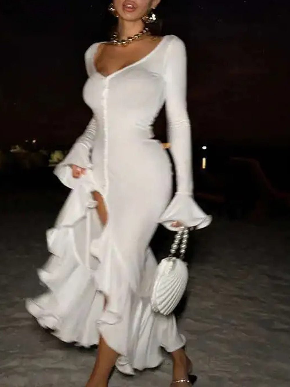 Delaney Sleeve Maxi Dress