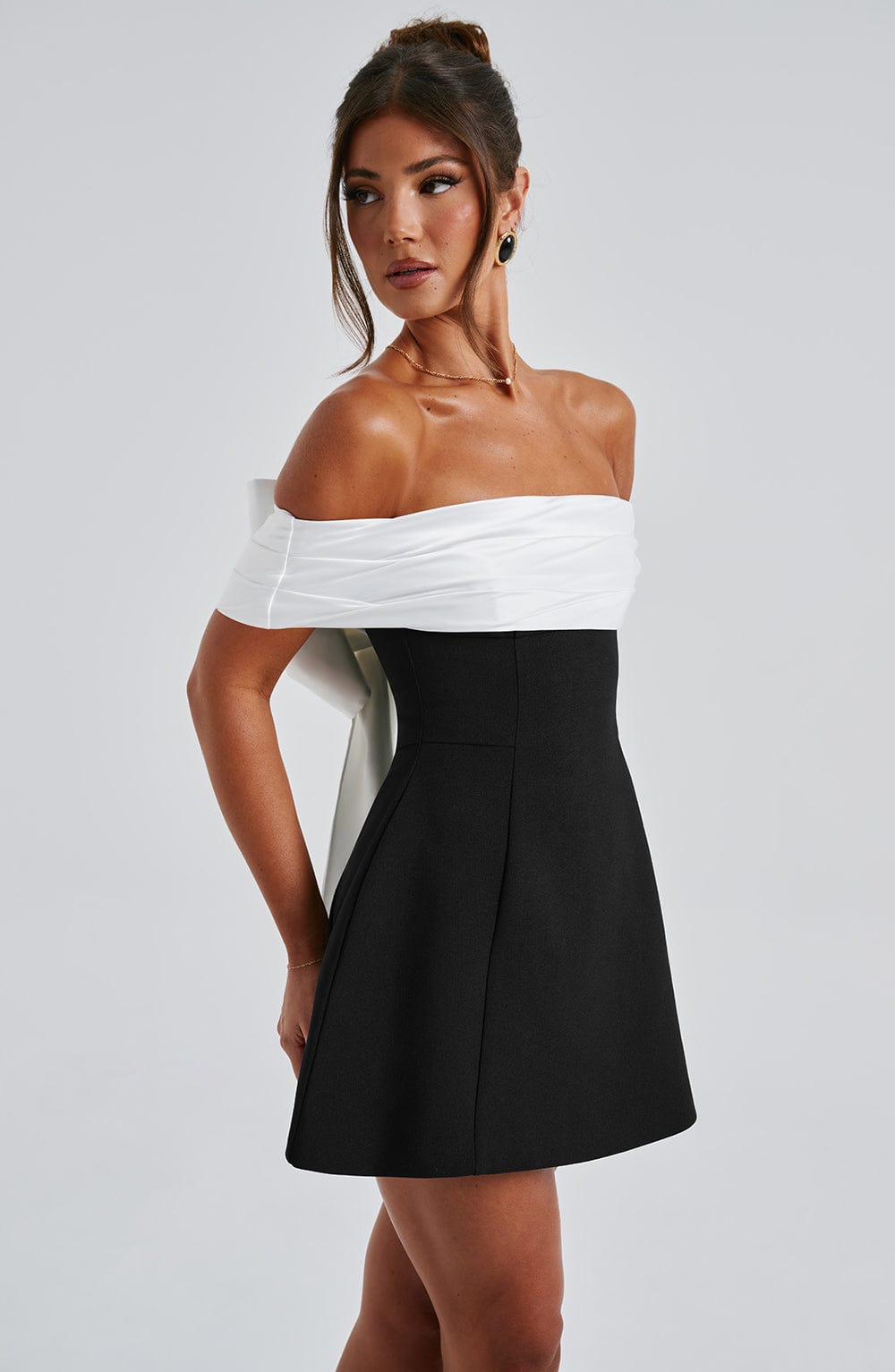 Vilma Effortless Mini Dress Elevated Occasion Wear