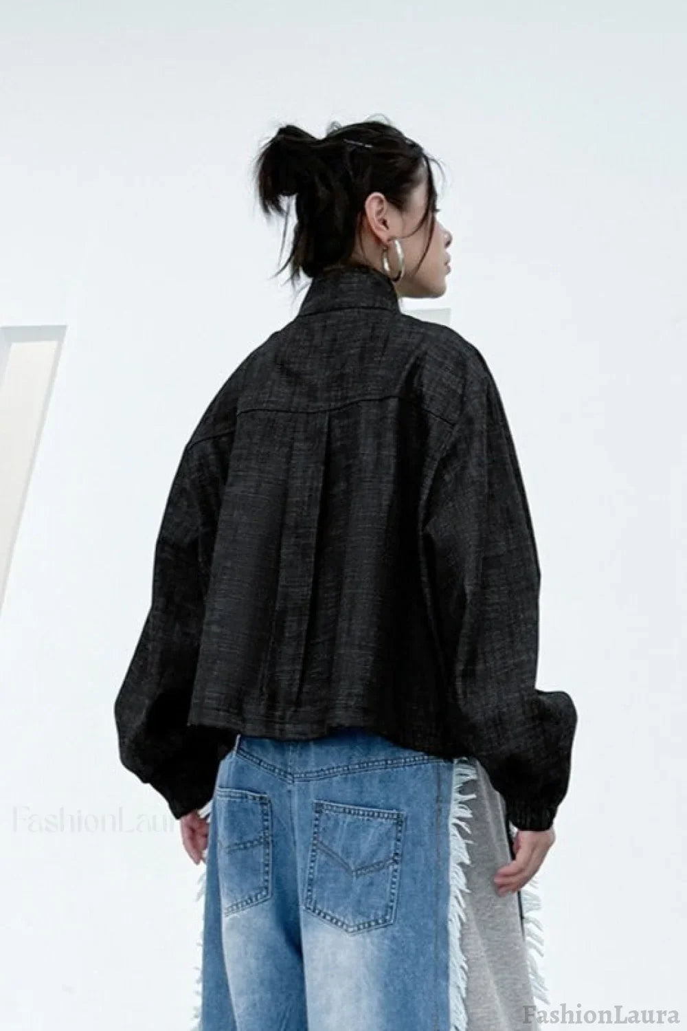 Denim Workwear Lapel Jacket