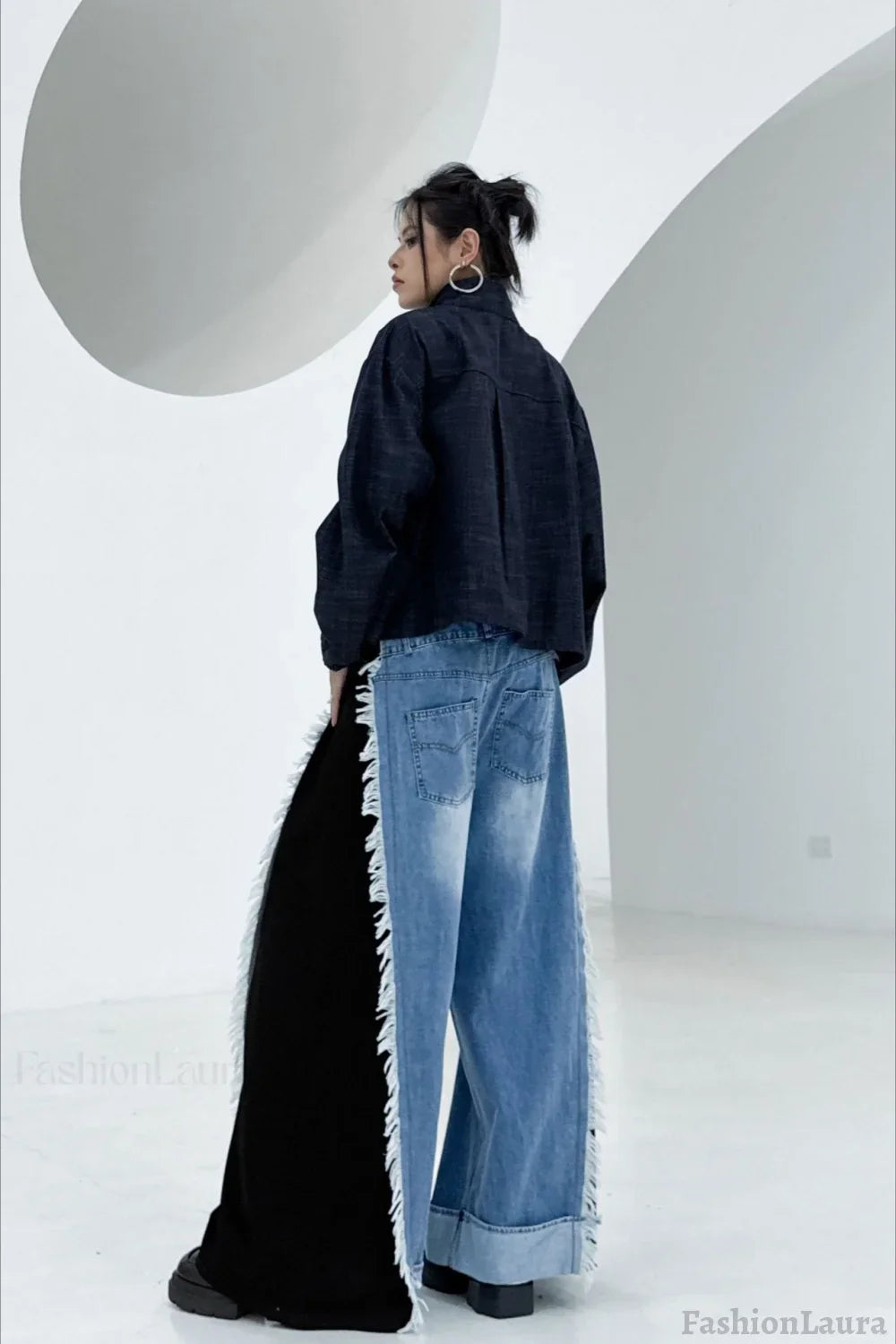 Denim Workwear Lapel Jacket