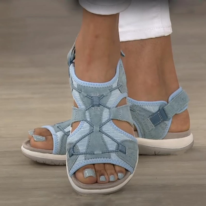 Closed Toe Strappy Adjustable Fisherman Sandals