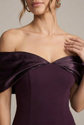 Off Shoulder Sweetheart Bodycon Maxi Dress Formal 3