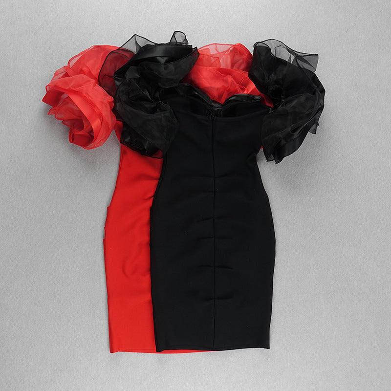 Dollye Off Shoulder Ruffle Dress