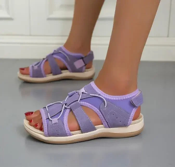 Closed Toe Strappy Adjustable Fisherman Sandals