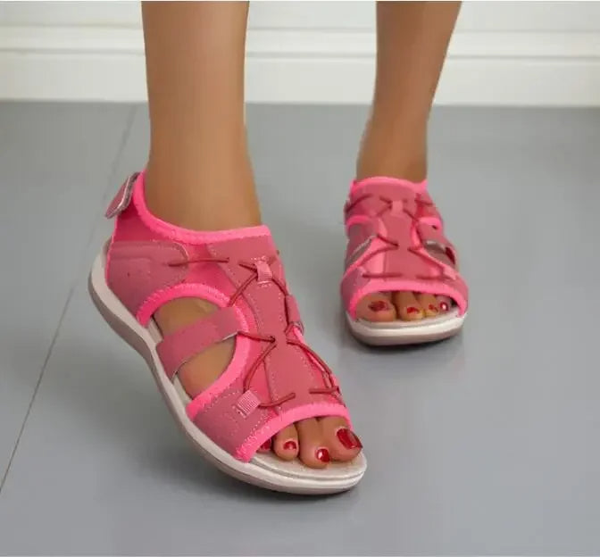 Closed Toe Strappy Adjustable Fisherman Sandals