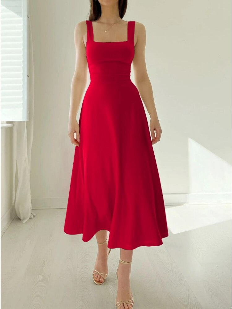 Timeless Selene Reversible Midi Dresses Premium Wardrobe Essential