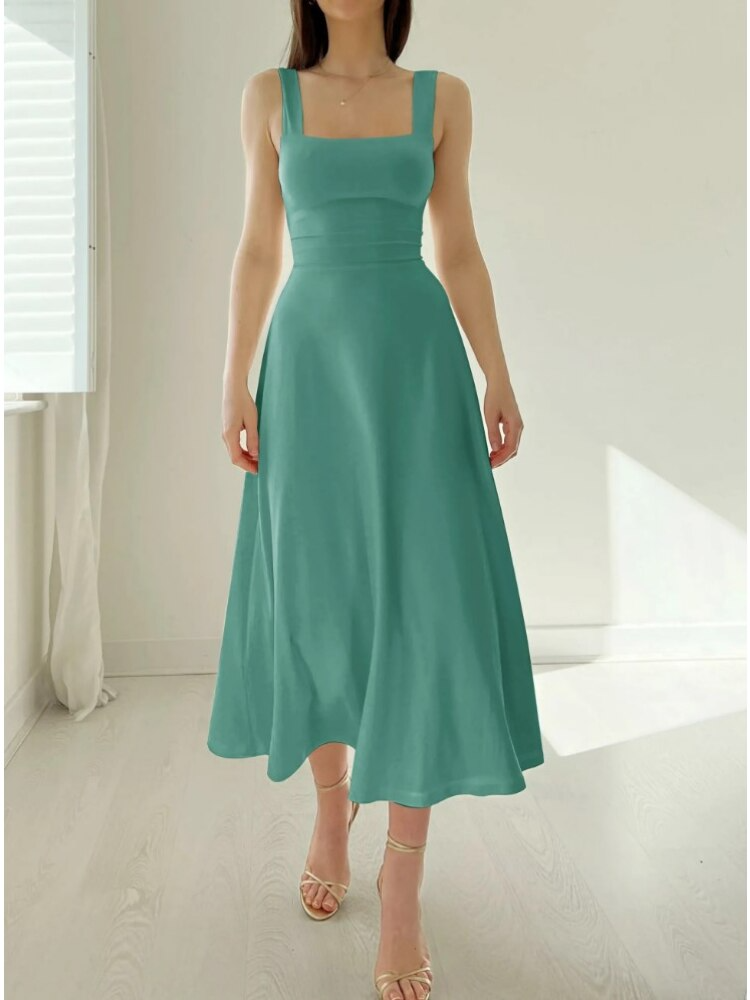 Timeless Selene Reversible Midi Dresses Premium Wardrobe Essential