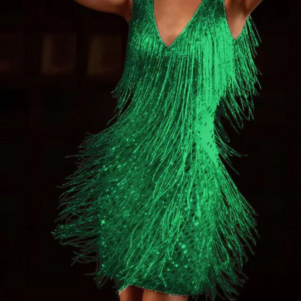 Delilah Chic Sparkling Tassel Dress, Party Dress for Women Premium Wardrobe Essential
