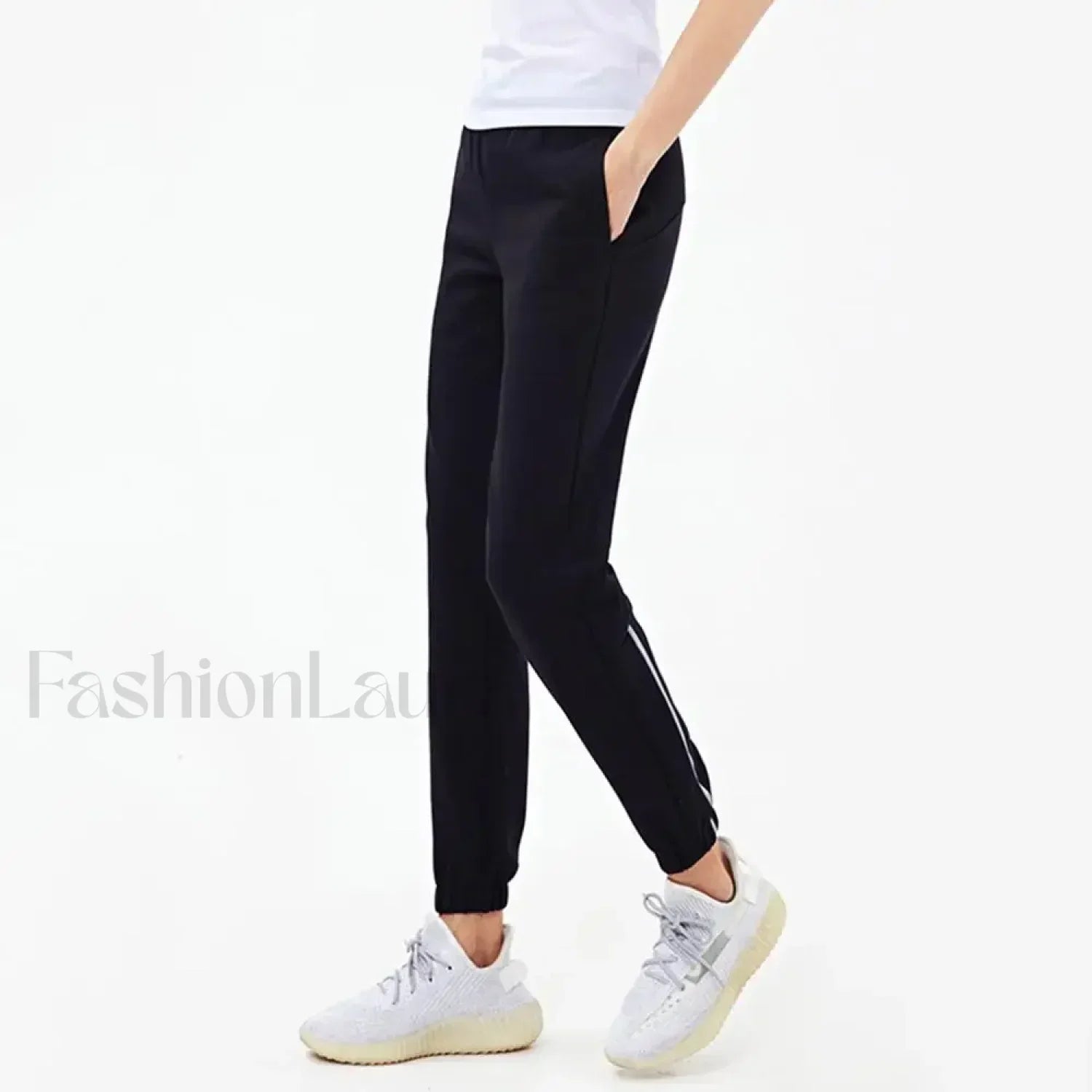 Drawstring Reflective Outdoors Sweatpants black / S