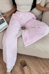 High Waist Striped Wide Leg Loose Streetwear Pants