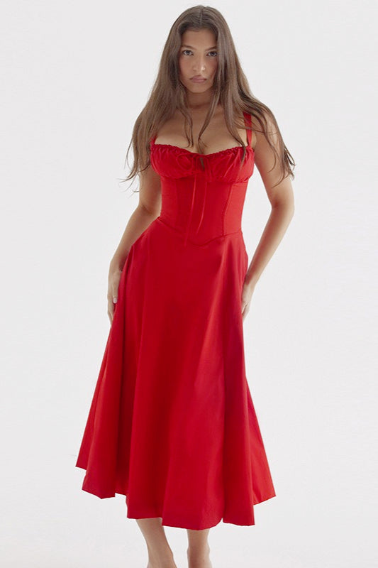 Bustier A-Line Slip Dress