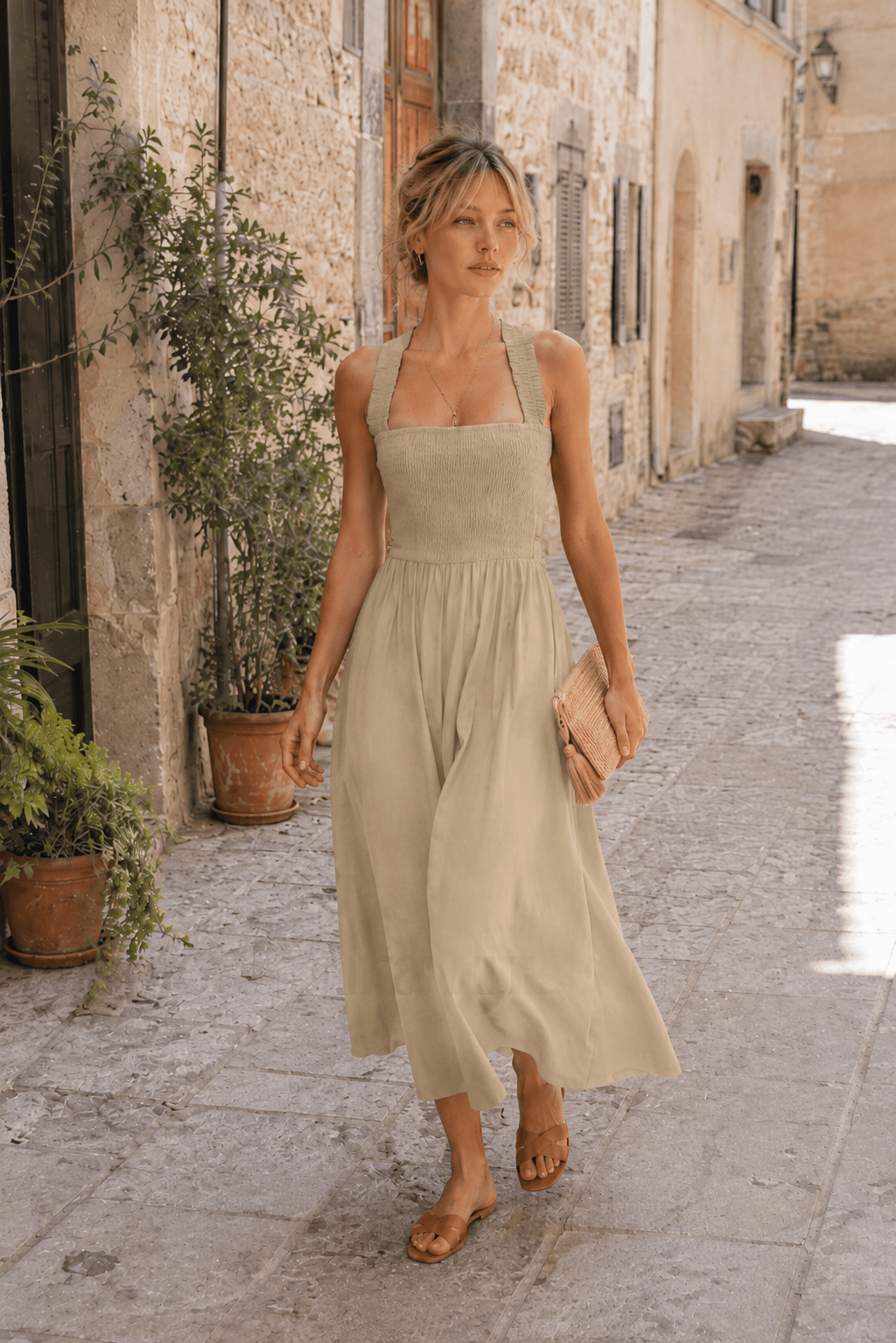 Silvia Backless Stylish Summer Dress