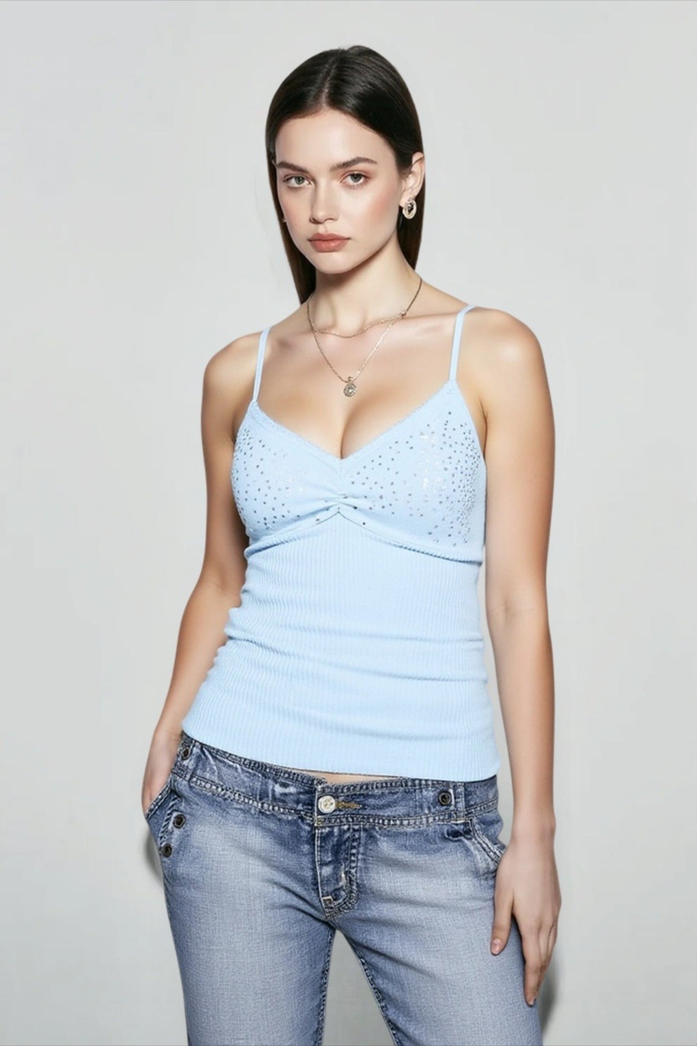 Y2K Slim Fit Cami Top